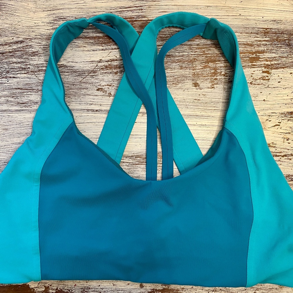 Lululemon Sweat Times Bra Spirit Teal